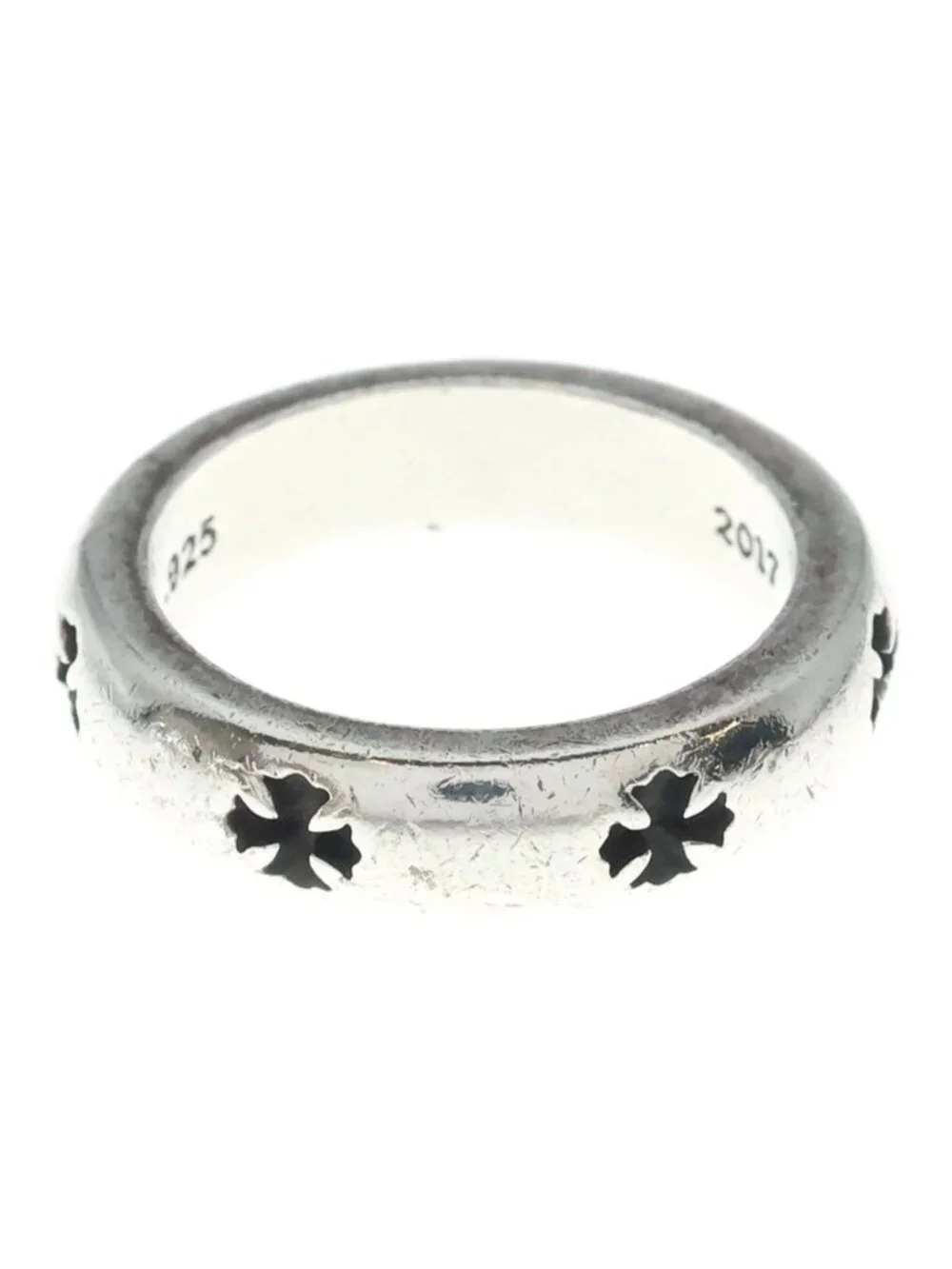 Chrome Hearts Negative CH Plus Ring Silver